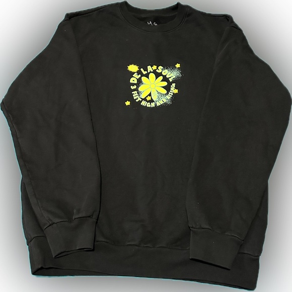 Unisex De La Soul 3 Feet High and Rising Crewneck Sweatshirt - Large